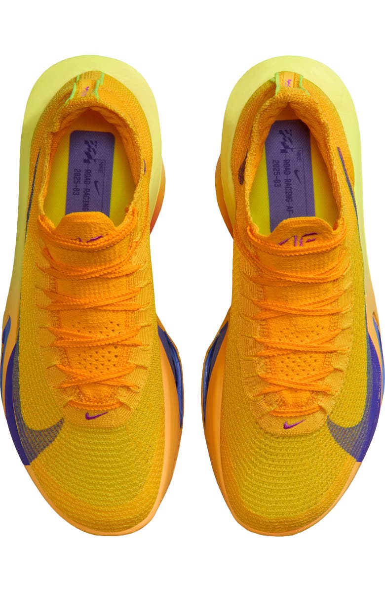 Nike Alphafly 3 Racing Shoe, Alternate, color, 800 Lsrorg/Indbst