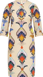 Maison Common Printed Cotton Poplin Dress