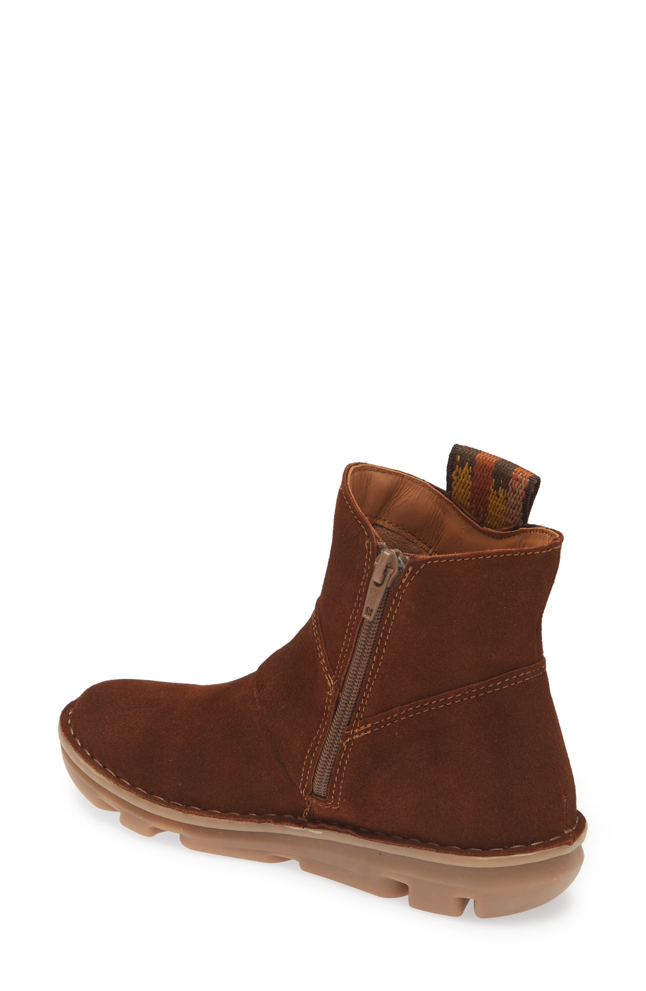 On Foot Silken Waterproof Suede Bootie, Alternate, color, 