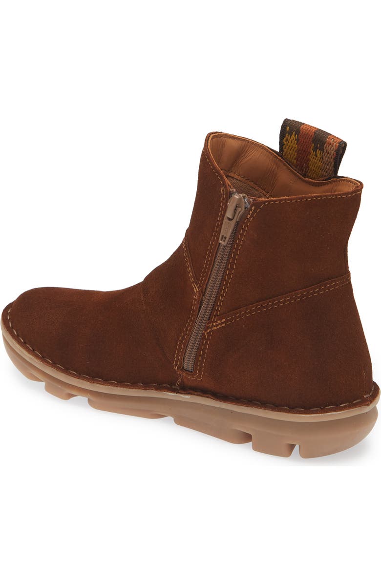 On Foot Silken Waterproof Suede Bootie, Alternate, color,