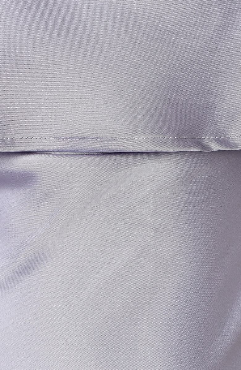 Petal & Pup Vienna Popover Strapless Satin Midi Dress, Alternate, color, Blue