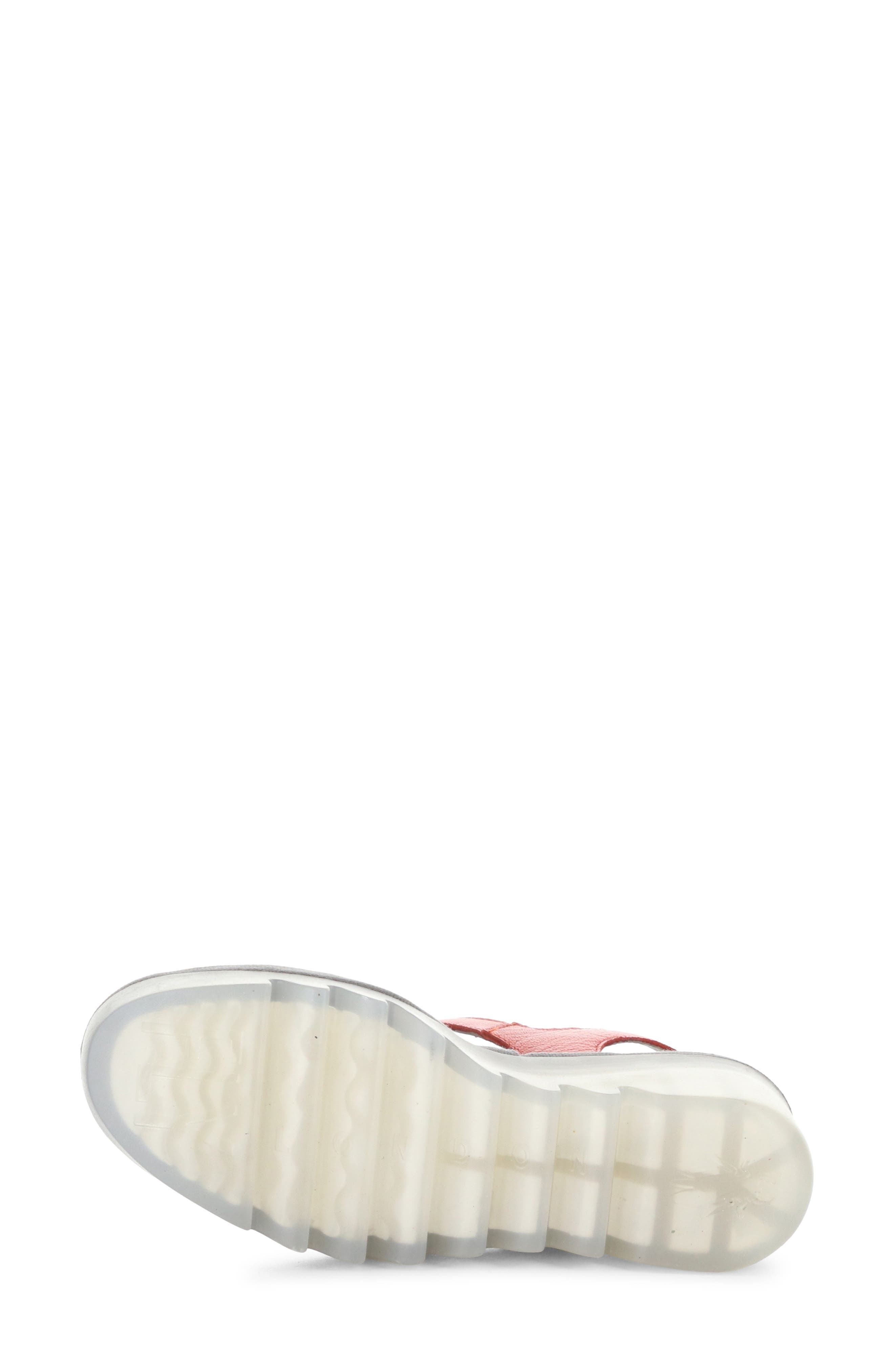 Beik Ankle Strap Platform Wedge Sandal, Alternate, color, 002 RED
