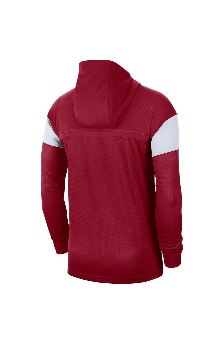 Nike Men's Nike Crimson Alabama Crimson Tide Sideline Jersey Pullover Hoodie, Alternate, color, Crimson