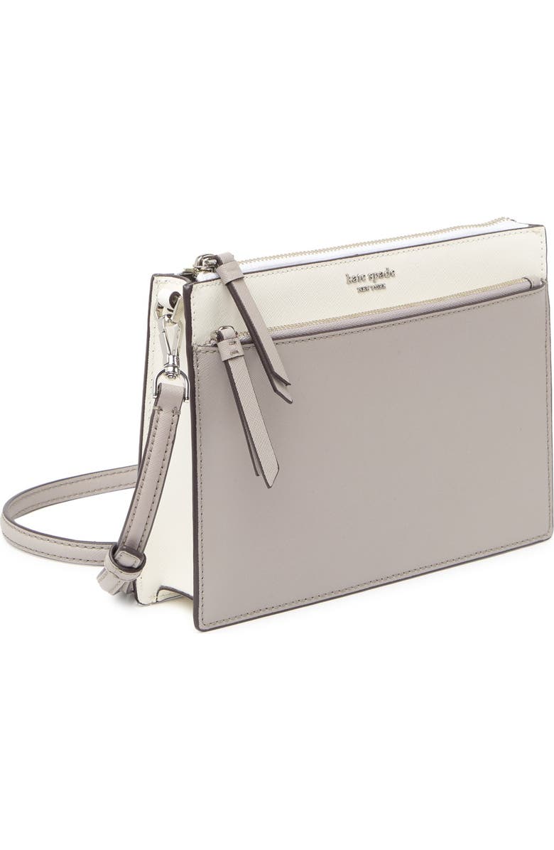 Kate Spade New York cameron leather zip crossbody bag, Alternate, color,