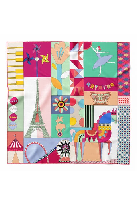 Parisian Carnival - Silk Foulard