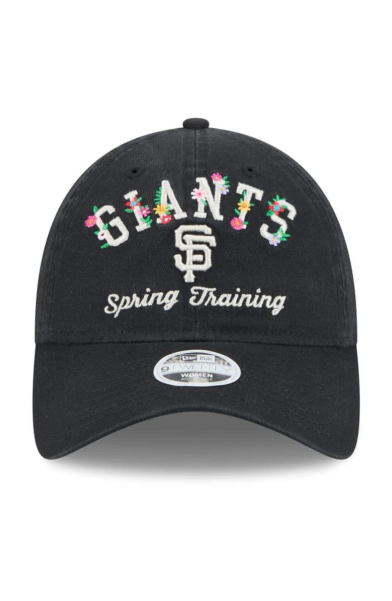 New Era Women's New Era  Black San Francisco Giants 2025 Spring Training Floral 9TWENTY Adjustable Hat, Alternate, color, 