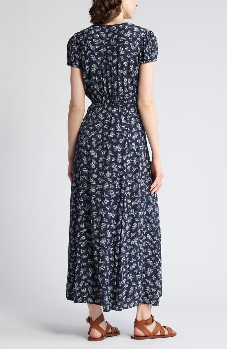 Treasure & Bond Floral Woven Maxi Dress, Alternate, color, 