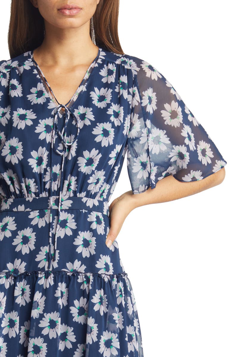 Ted Baker London Marllee Tiered Midi Dress, Alternate, color, 