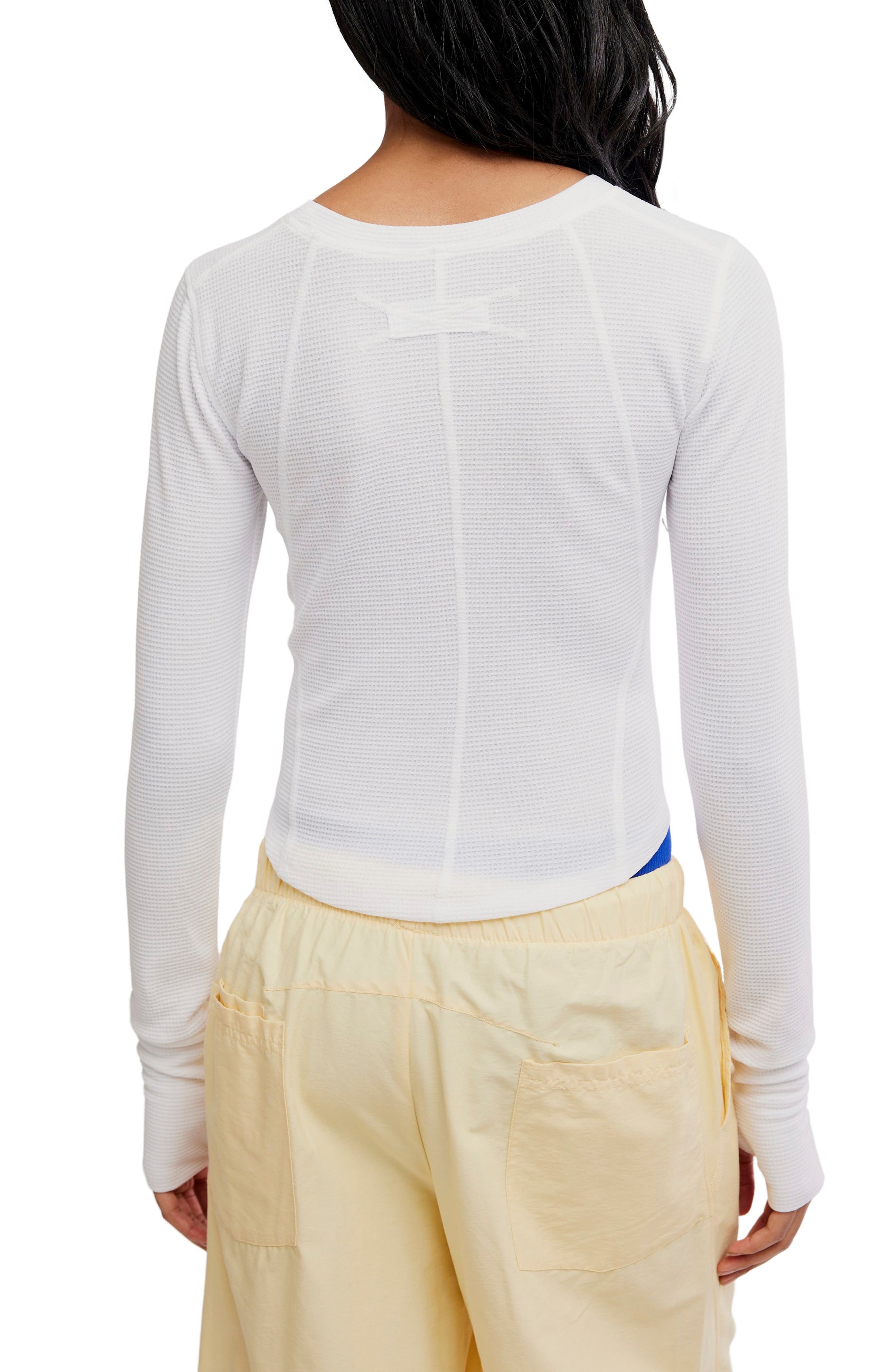 Outbound Long Sleeve Waffle Knit T-Shirt - image 2