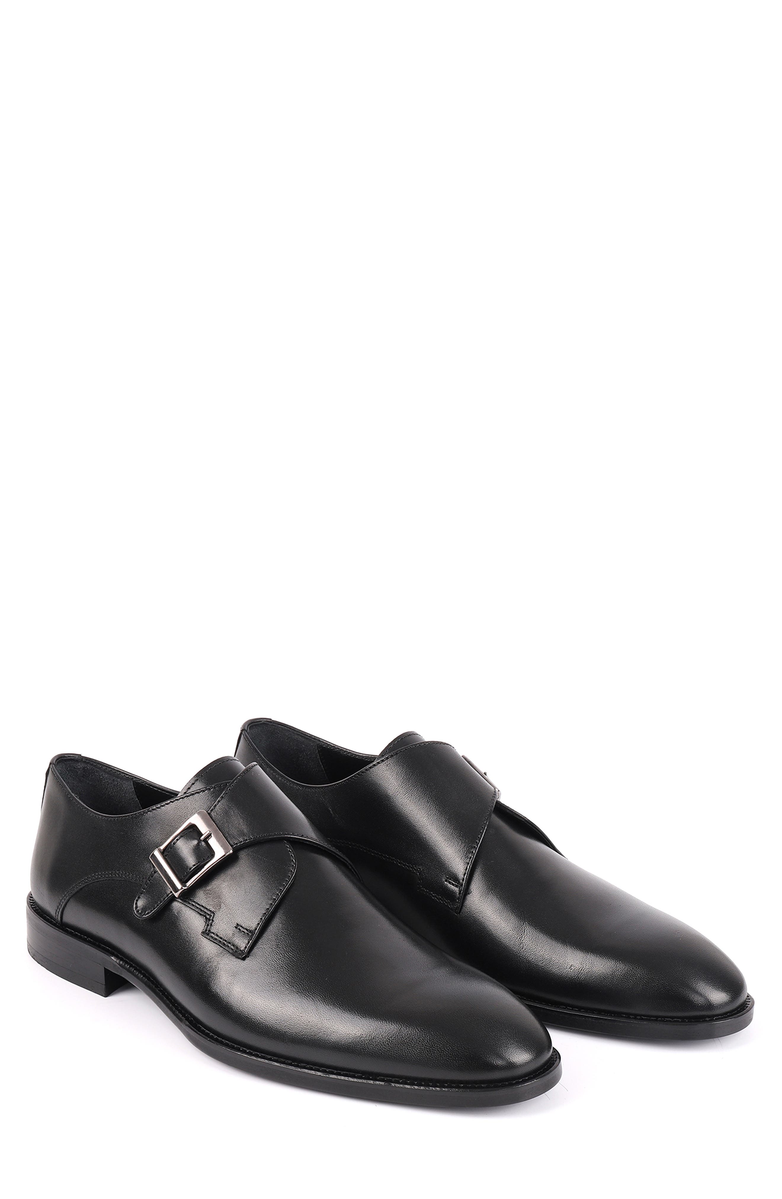 VELLAPAIS Macnolia Monk Shoe, Alternate, color, Black