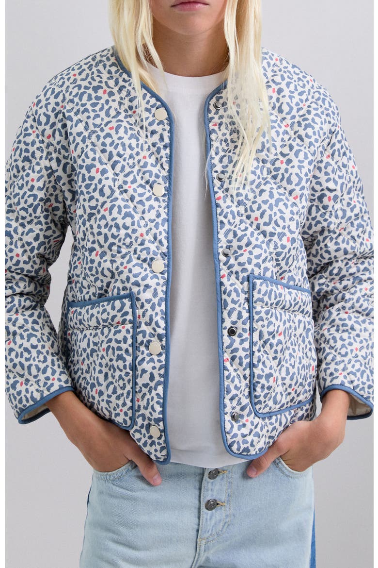 Dina Leo Jacket Girls, Alternate, color, Blue