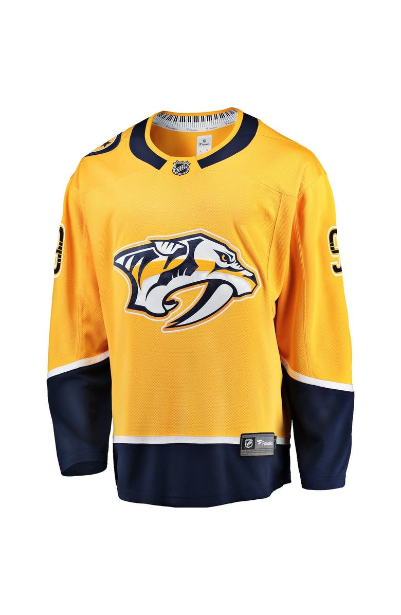 FANATICS Men's Fanatics Branded Filip Forsberg Gold Nashville Predators Breakaway Player Jersey, Alternate, color, 