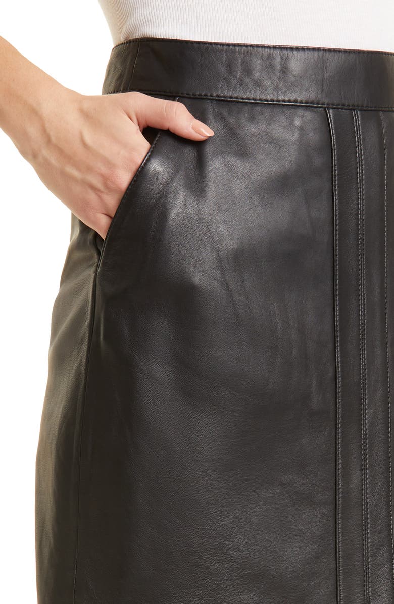 Ted Baker London Women's Autry Leather Pencil Skirt, Alternate, color,
