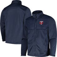 DUNBROOKE Men's Dunbrooke  Heather Navy Minnesota Twins Explorer Full-Zip Jacket
