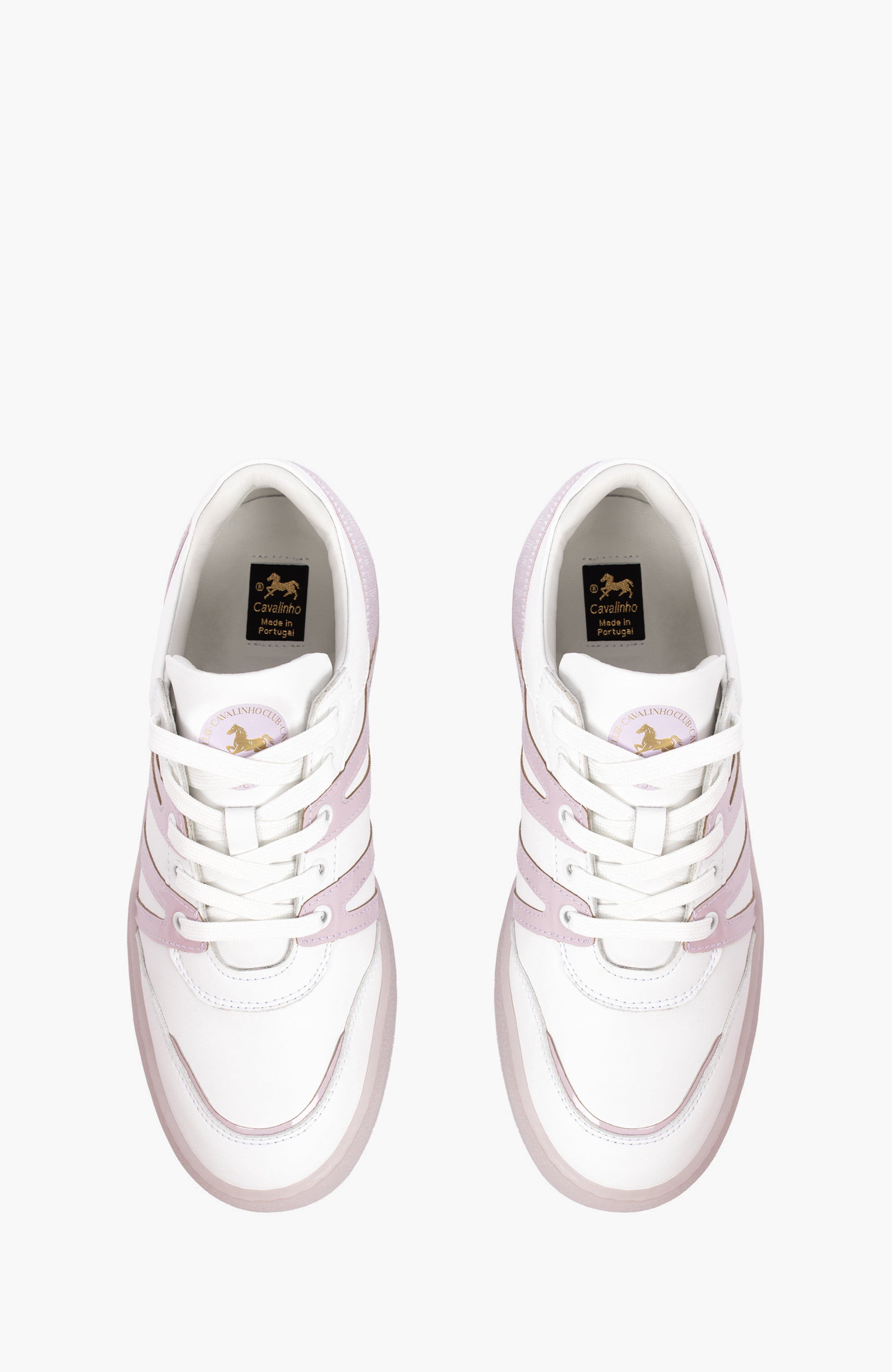 Dear Me Leather Sneakers, Alternate, color, Lilac / White