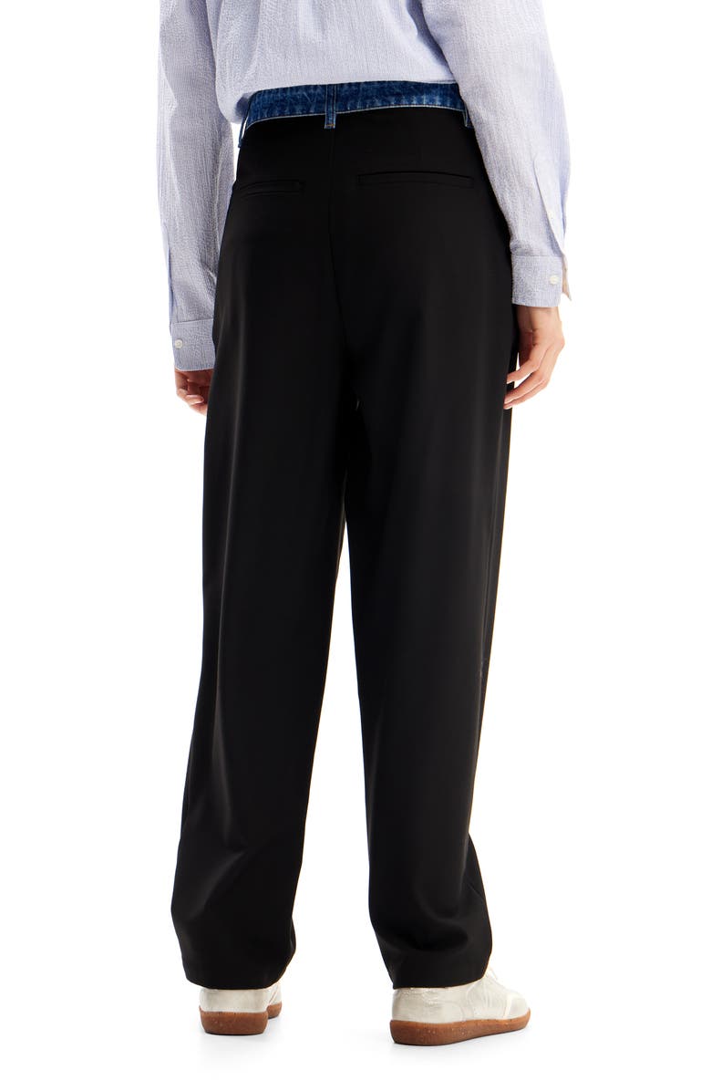 Desigual Hybrid Tailored Trousers, Alternate, color, 