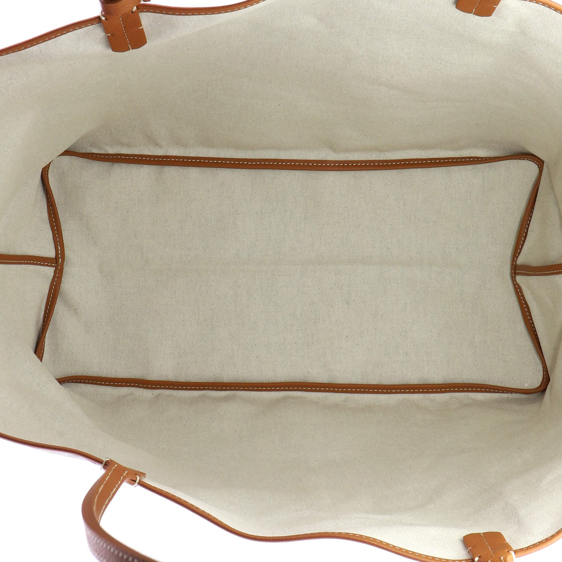 Pre-Owned Goyard Saint Louis Tote Coated Canvas GM, Alternate, color, Brown