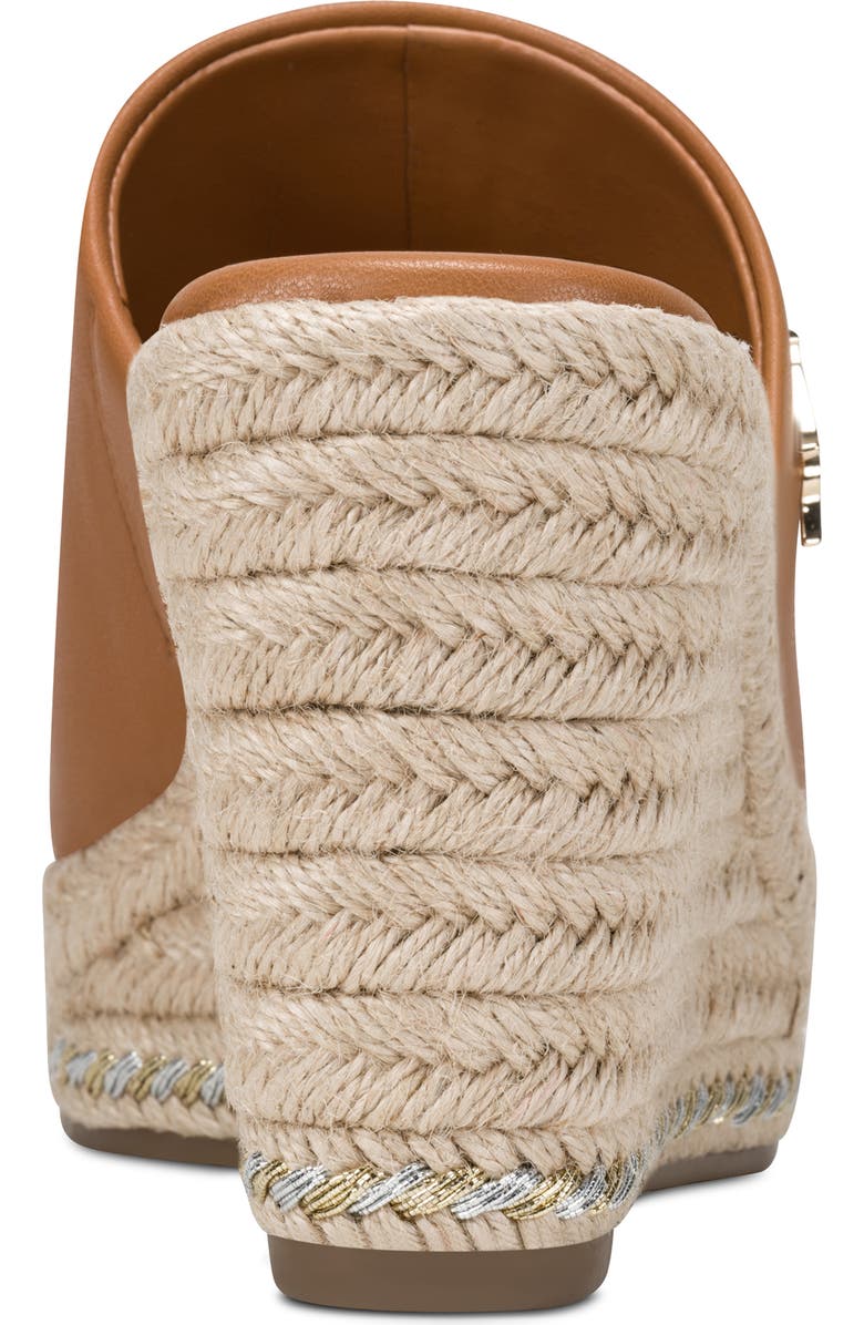 KARL LAGERFELD PARIS Corissa Espadrille Platform Wedge Slide Sandal, Alternate, color, Tan