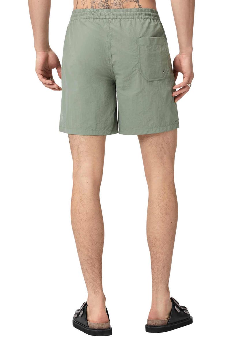 AllSaints Warden Swim Trunks, Alternate, color, Spring Green