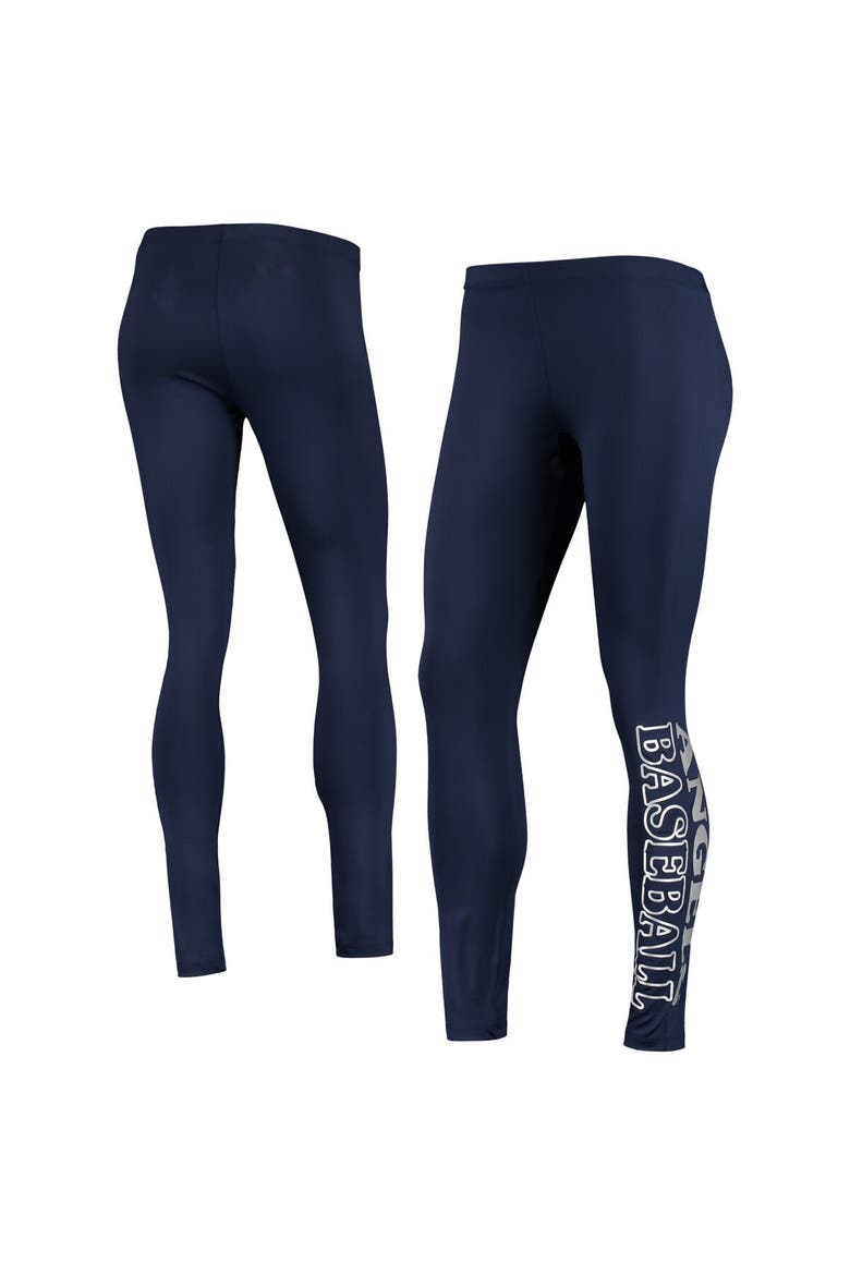 Women's G-III 4Her by Carl Banks Navy Los Angeles Angels Stadium Lightweight Leggings, Main, color, Navy
