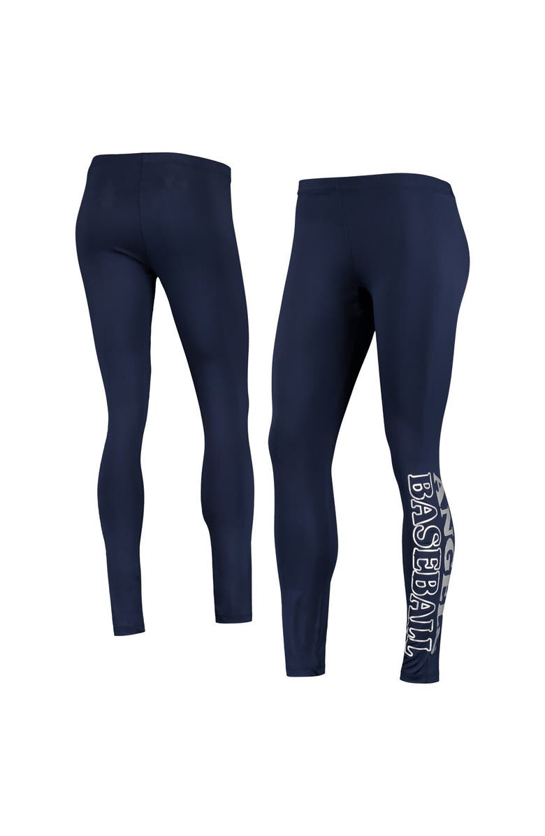 G-III 4HER BY CARL BANKS Women's G-III 4Her by Carl Banks Navy Los Angeles Angels Stadium Lightweight Leggings, Main, color, Navy