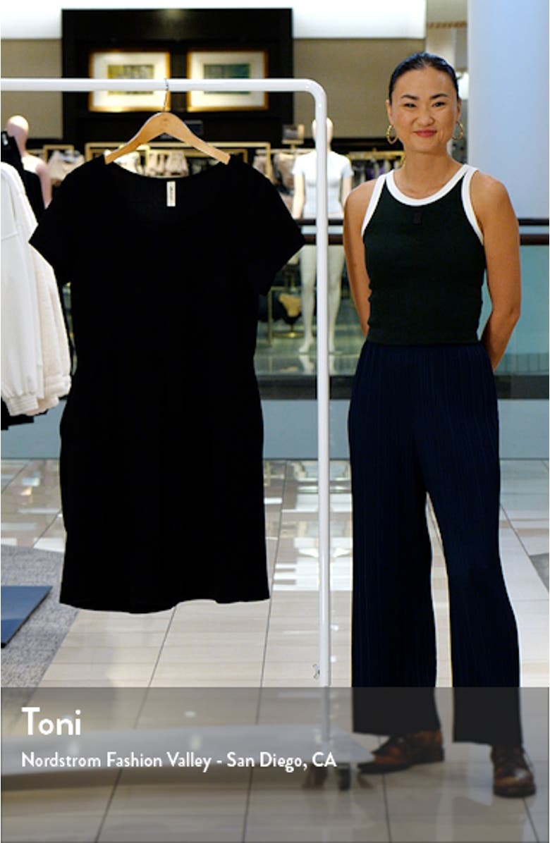 Scoop Neck Knit Dress, sales video thumbnail