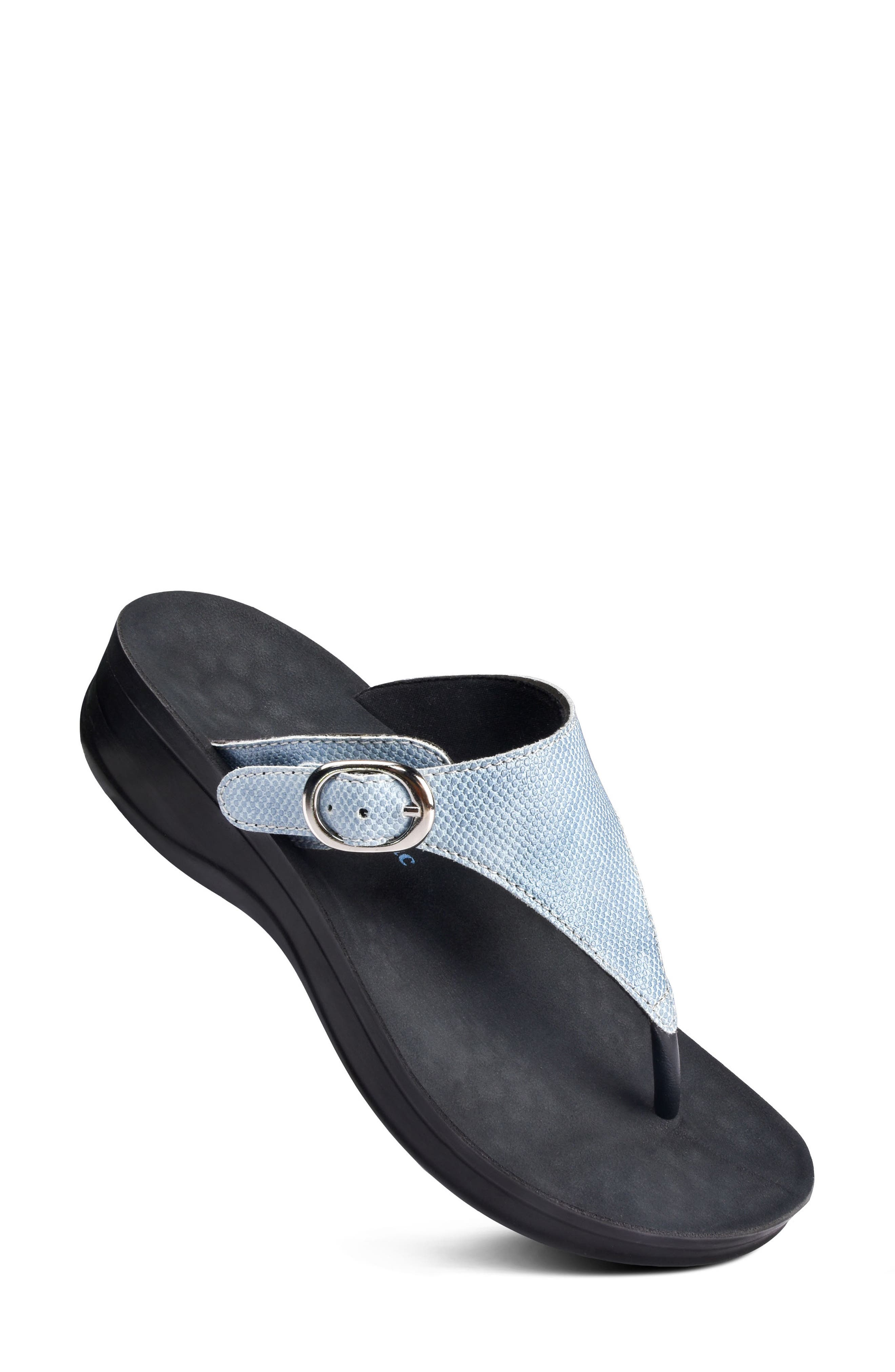 AEROSOFT Aerothotic Wedge Sandal, Main, color, 