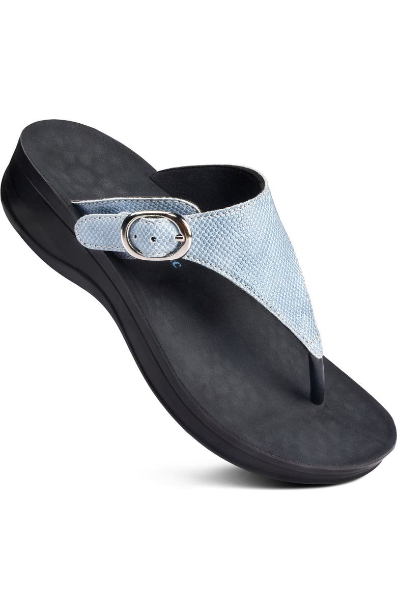 AEROSOFT Aerothotic Wedge Sandal, Main, color,