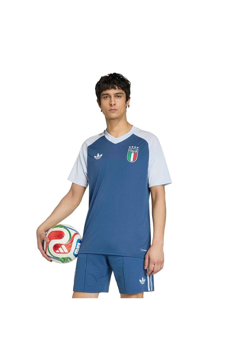 adidas Men's adidas Blue Italy National Team 2026 Pre-Match Top, Alternate, color, Blue