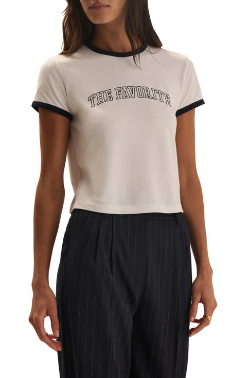 The Cropped Favorite Ringer Tee