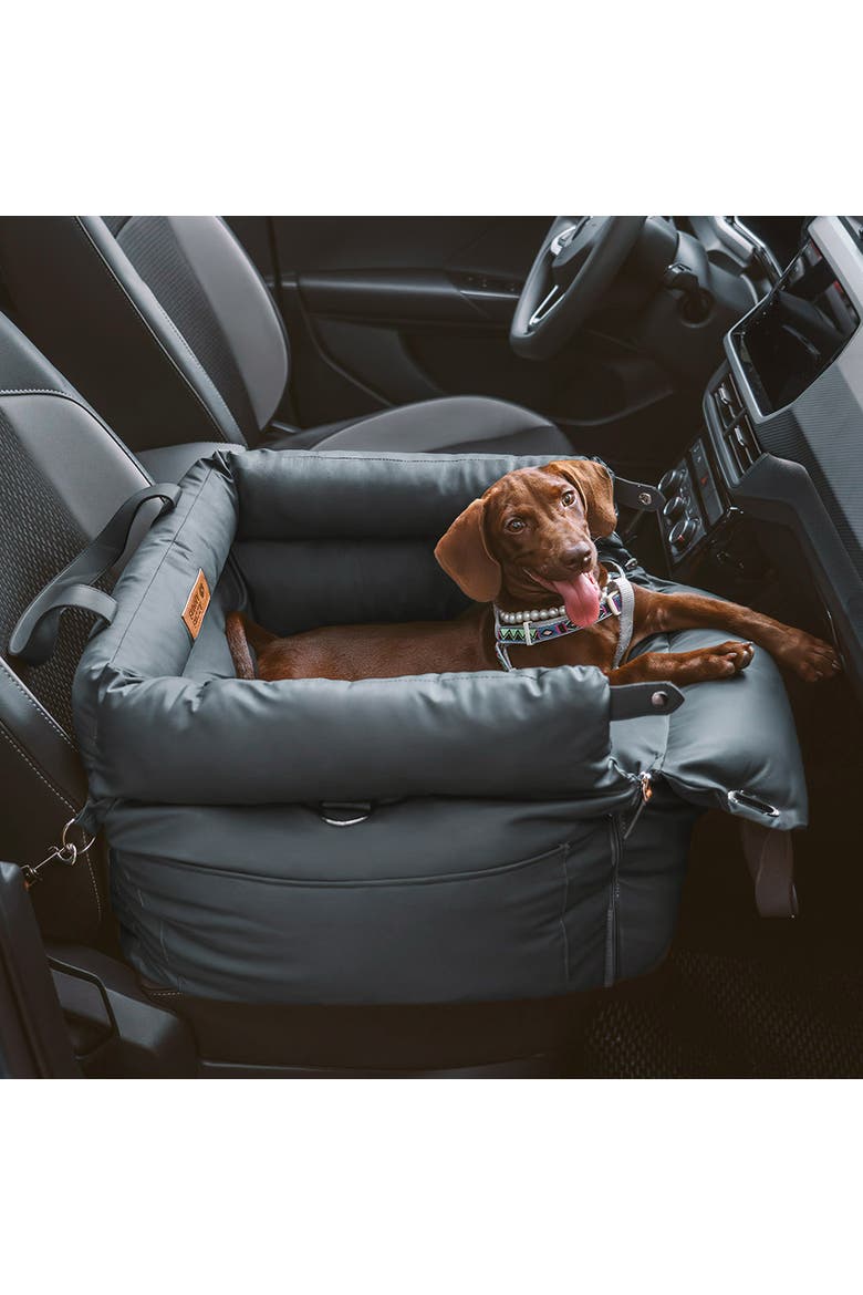 Voyager Dog Car Booster Bed, Alternate, color, Abyss Blue