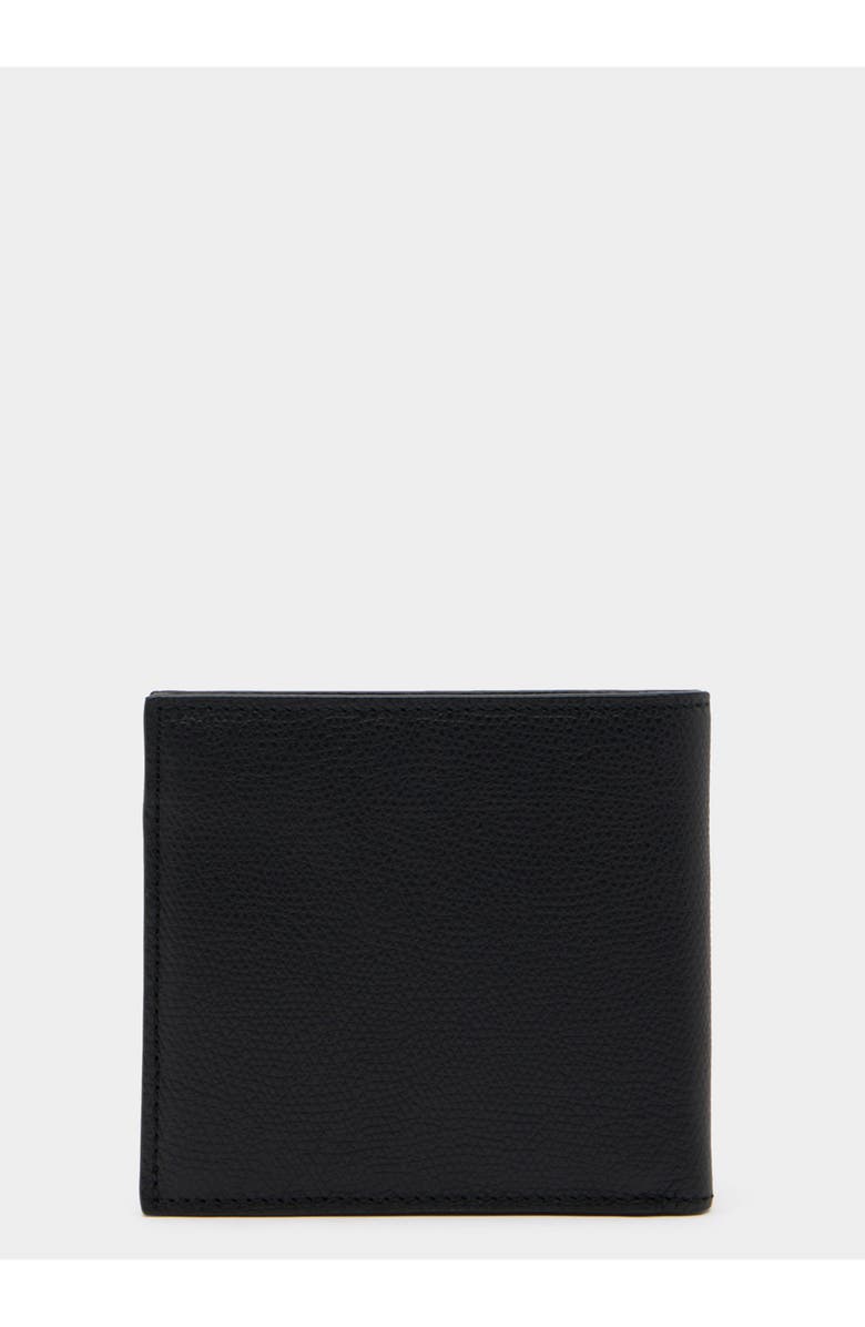 Bally Essential Wallet in Grained Leather, Alternate, color, Black+Palladio