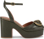Kurt Geiger London Chelsea Ankle Strap Platform Pump