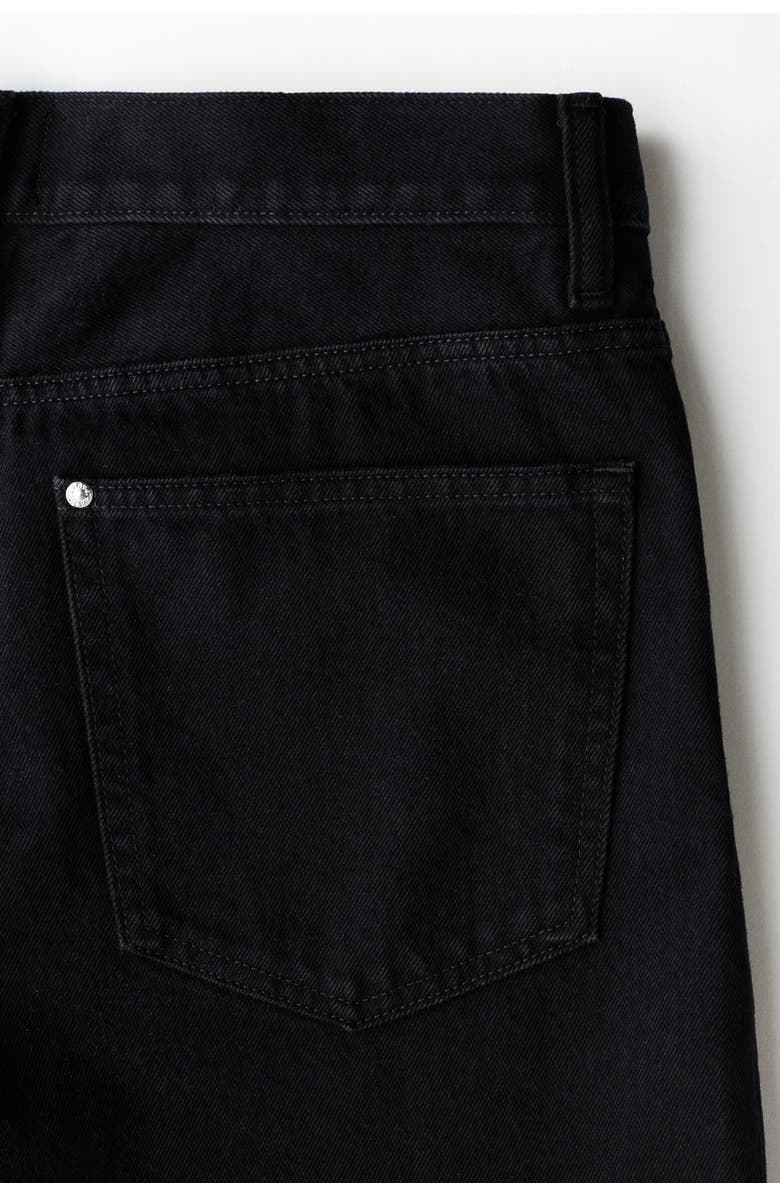 H&M Baggy Jeans, Alternate, color, Black