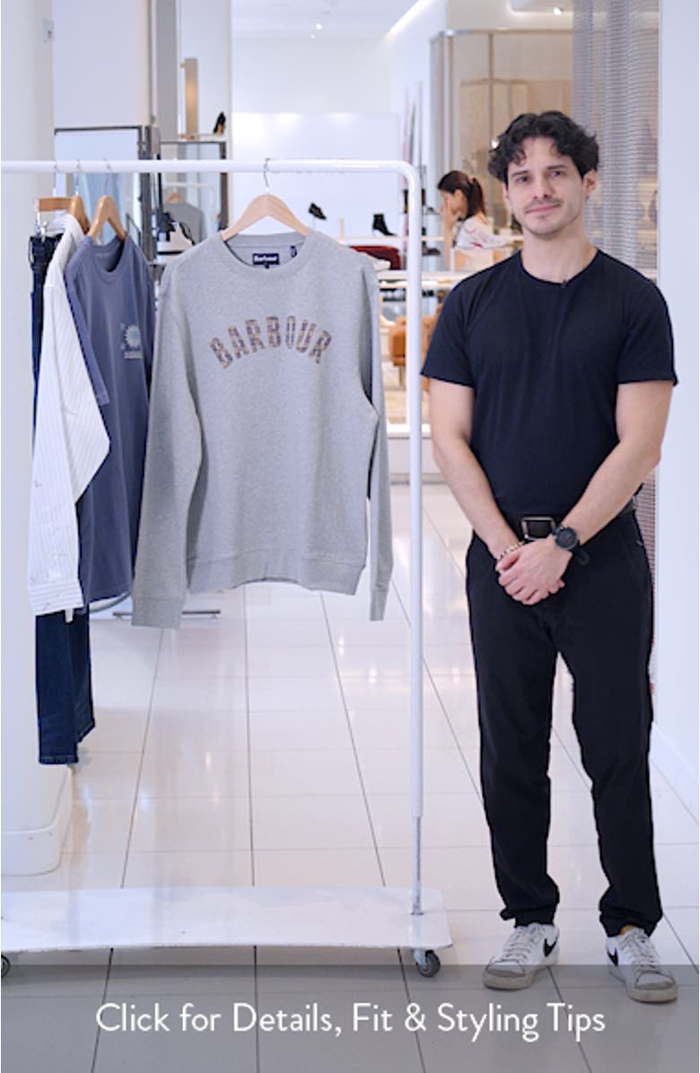 Berwick Cotton Graphic Sweatshirt, sales video thumbnail