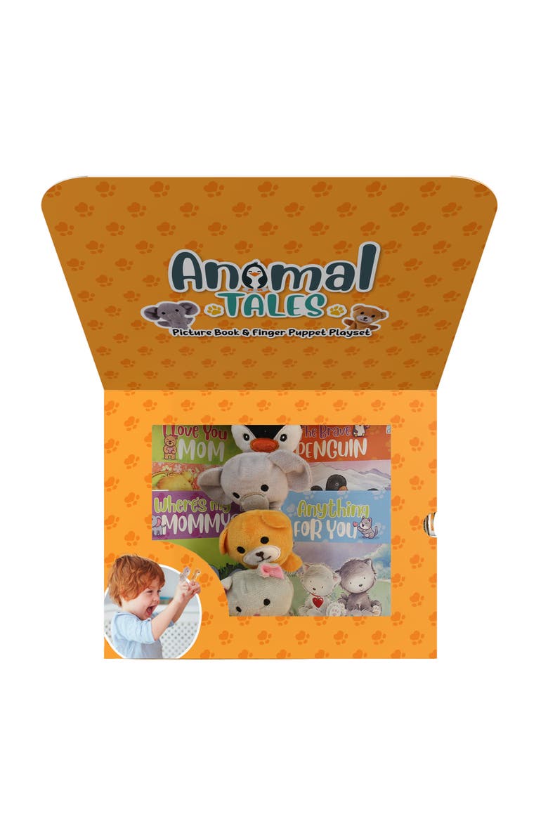 First Library Animal Tales with Interactive Board Books & Finger Puppets, Alternate, color, 