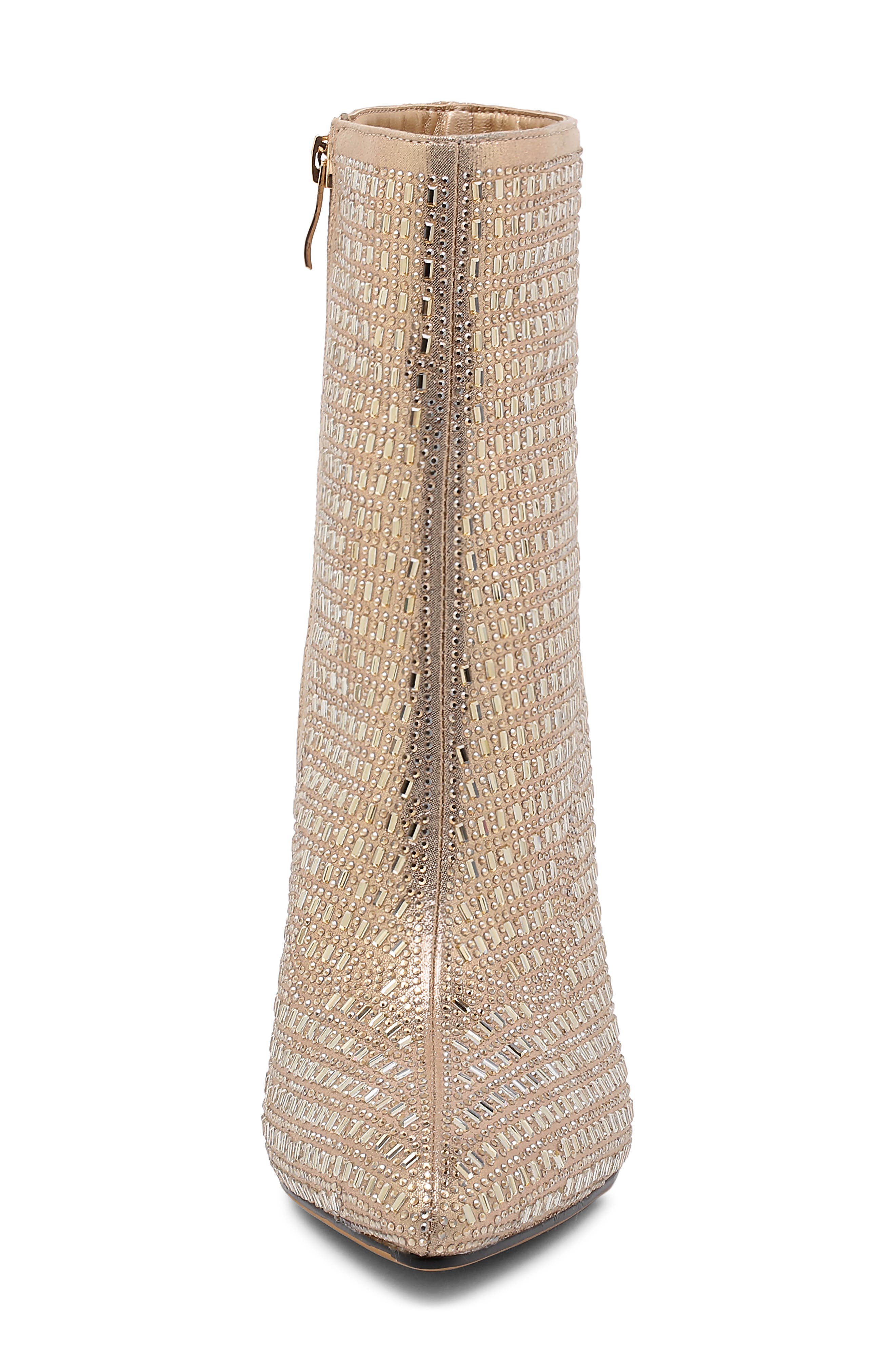 Diva Rhinestone Ankle Boot, Alternate, color, GOLD