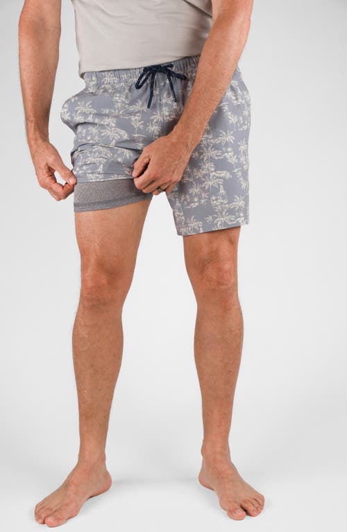 Tailor Vintage Hybrid 4-way Stretch Swim Shorts In Blue