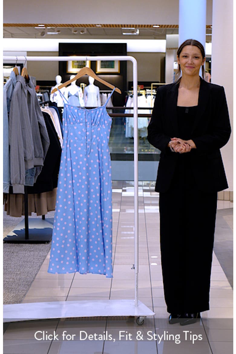 Corset Sleeveless Midi Dress video