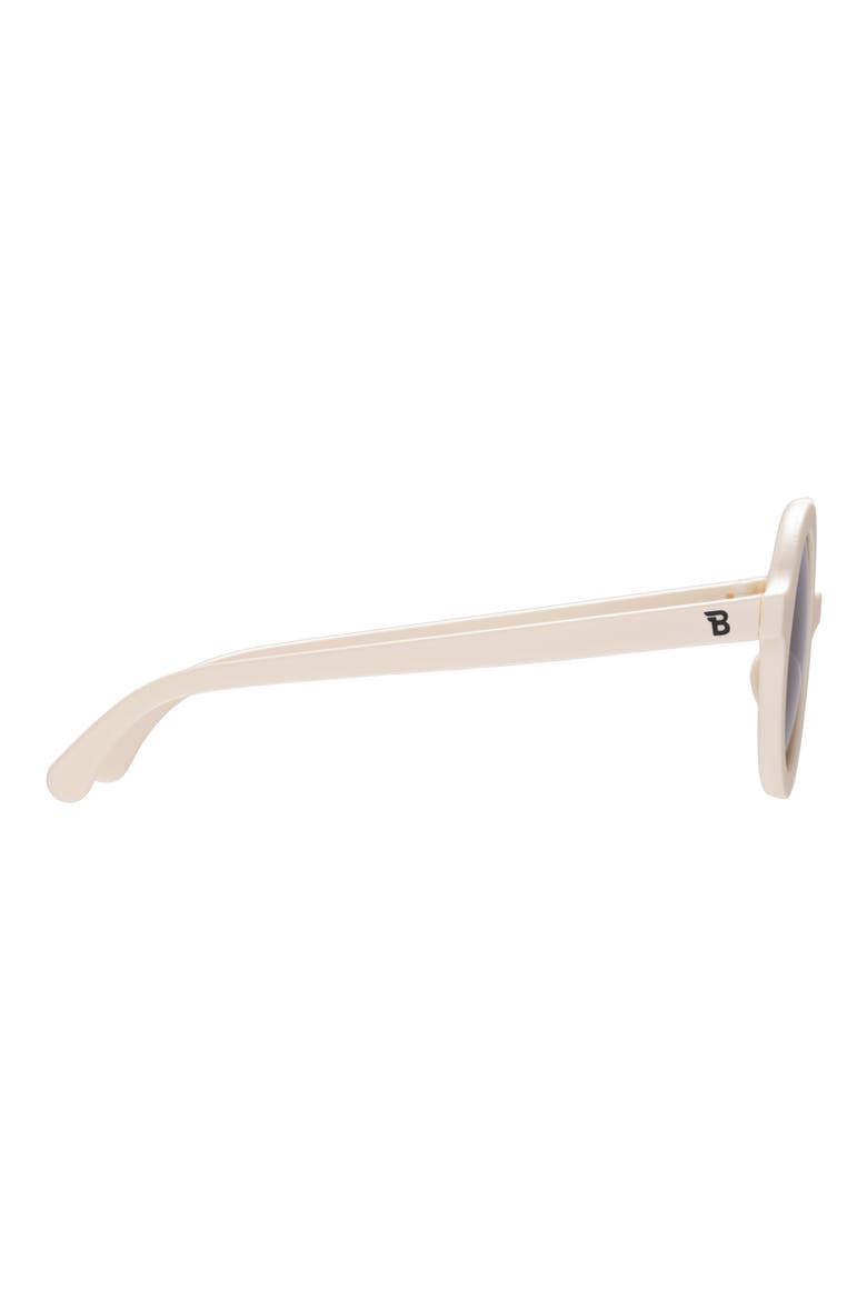 Kids' Euro Round Sunglasses, Alternate, color, SWEET CREAM