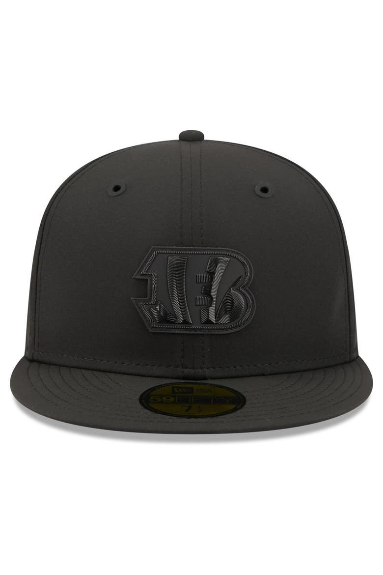Men's New Era Black Cincinnati Bengals 2026 Sideline 59FIFTY Fitted Hat, Alternate, color, Black