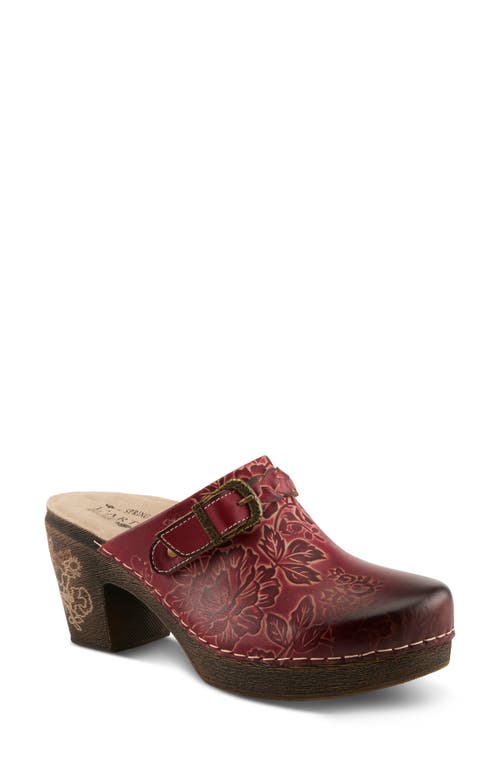 L'artiste By Spring Step Calliroe Platform Clog In Multi