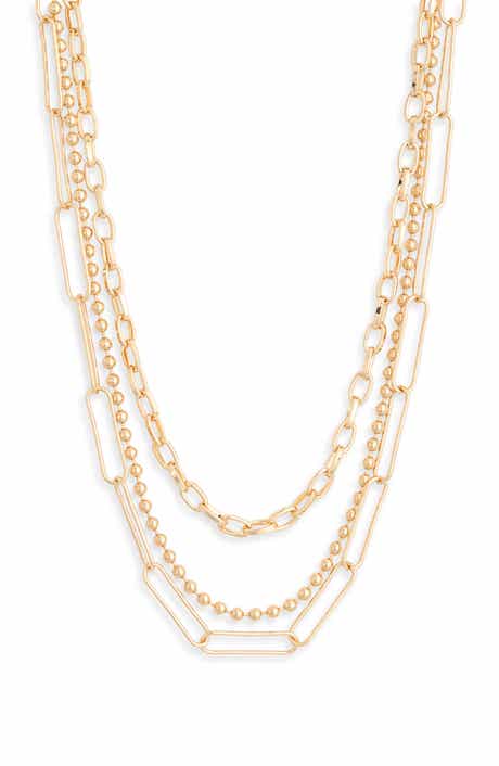 Mixed Chains Layered Necklace