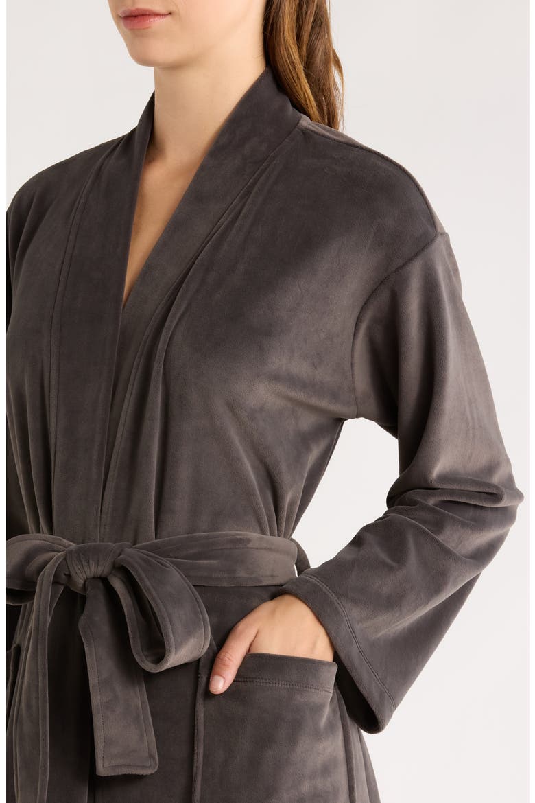 Luxe Chic Robe, Alternate, color, CARBON
