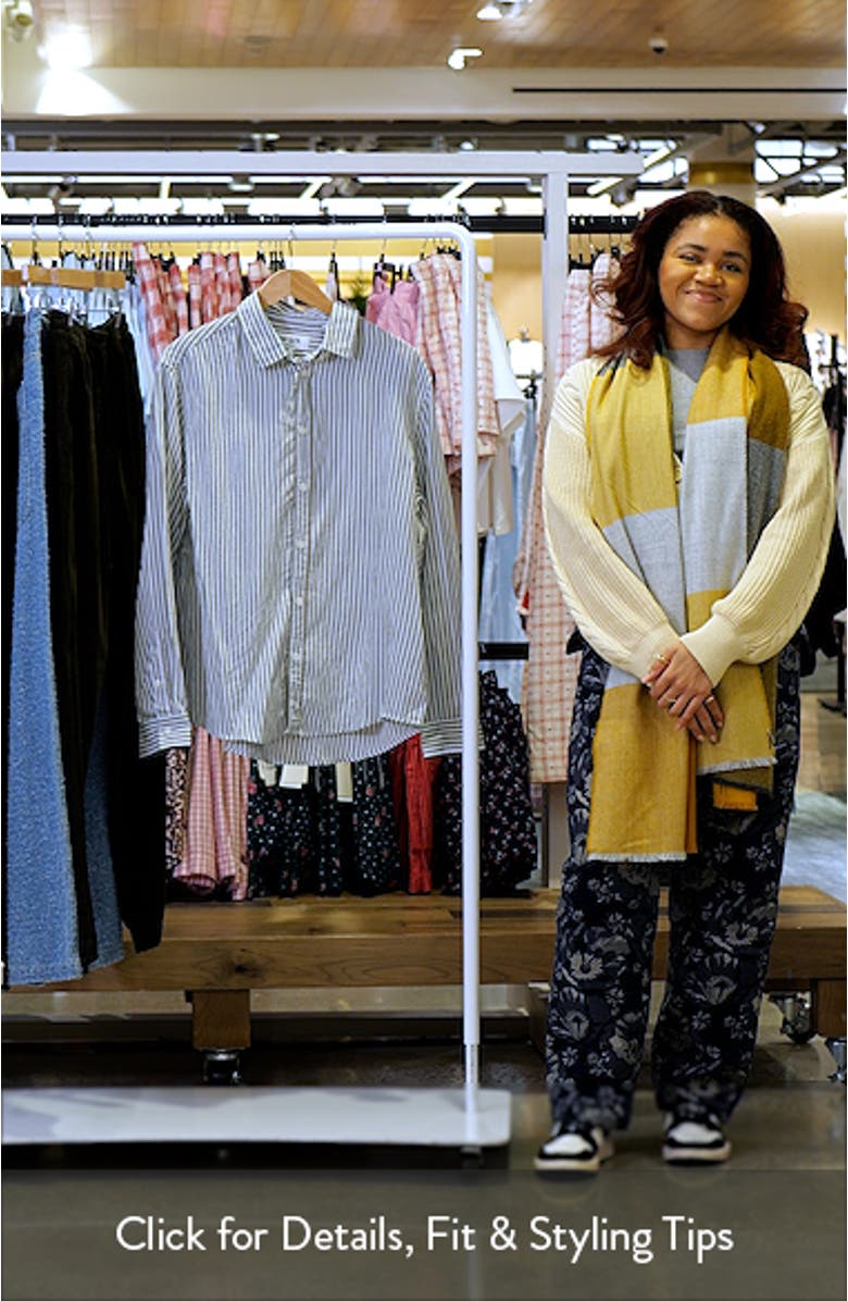 Shelly Stripe Button-Up Shirt, sales video thumbnail