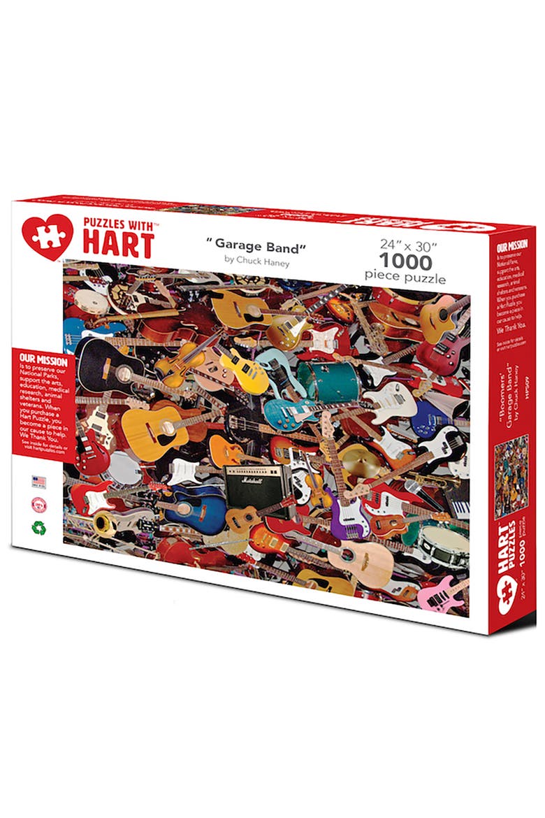 Garage Band by Chuck Haney 1000 Piece Puzzle, Main, color, Multicolored