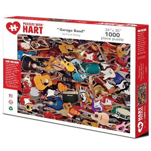 Garage Band by Chuck Haney 1000 Piece Puzzle