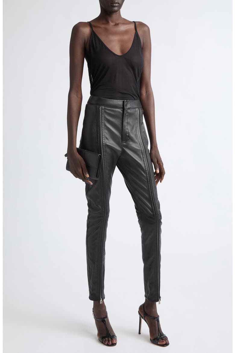Sheer Crepe Jersey Tank, Alternate, color, BLACK