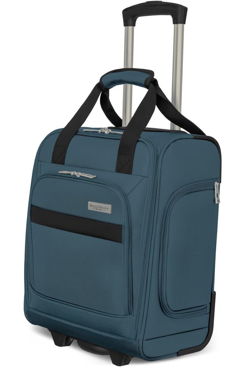 Stratford Softside 16" Underseat Carry On Luggage, Alternate, color, Teal