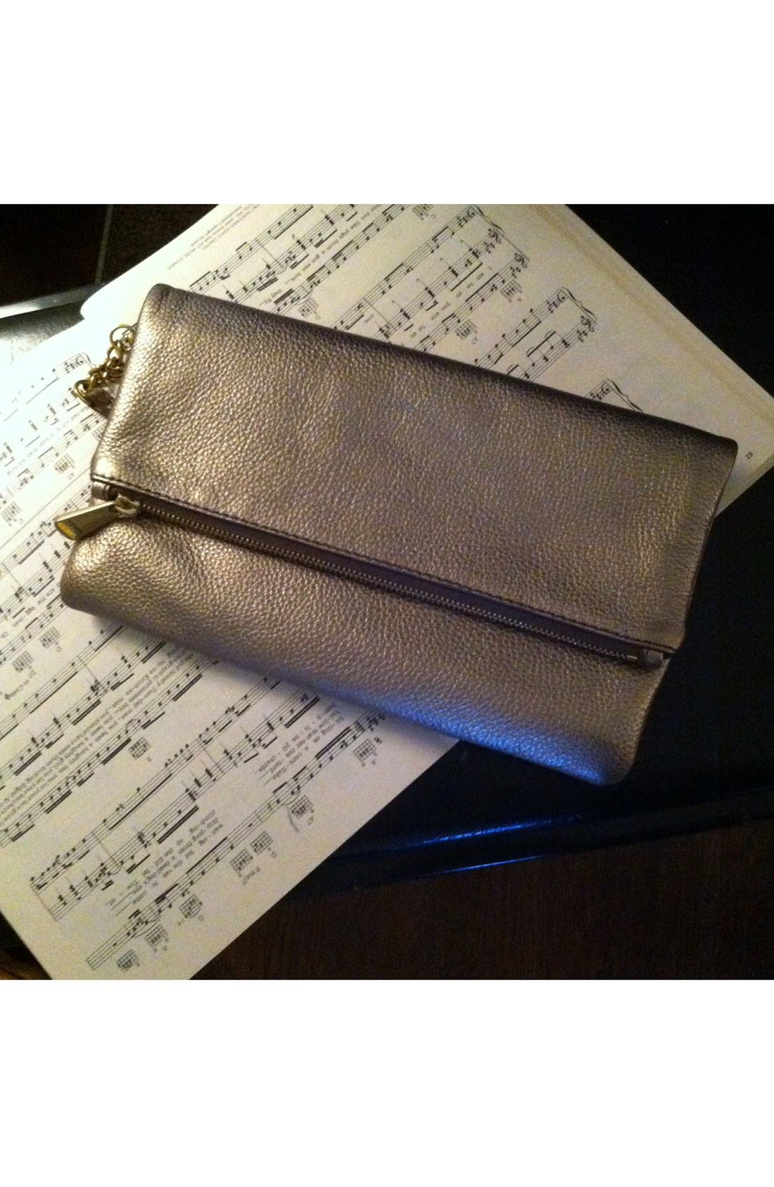 Fossil 'Erin' Foldover Clutch, Alternate, color, 